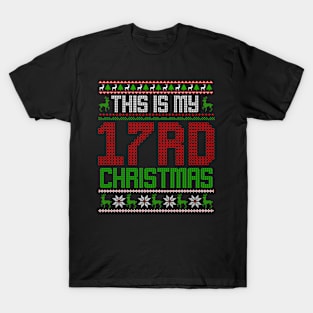 This Is My 17rd Christmas T-Shirt